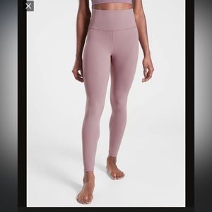 Athleta Ultra High Rise Elation 7/8 Tight Pink Mauve